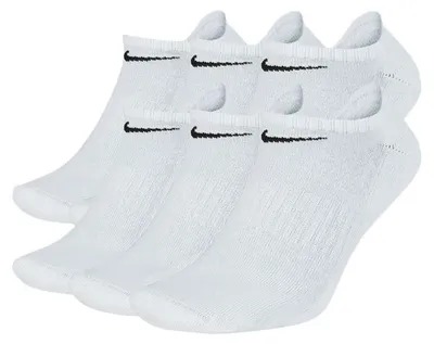 Obrázek produktu pro Nike Everyday Lightweight NS 6Pak M – ponožky, SX7679-100. Barva: bílá. Určení: pánské. Velikost: 34 - 38