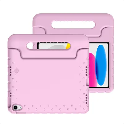 Image de imoshion Kidsproof Backcover avec poignée pour l'Apple iPad 11 (2025) 11 pouces A16 / iPad 10 (2022) 10.9 pouces - Rose clair