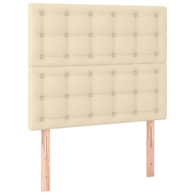 Produktbild von Kopfteil Creme 90x5x118/128 cm Stoff