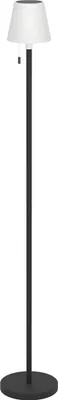 Produktbild von EGLO Solar Stehlampe Montapalma-L, kabellose Akku Standleuchte mit Zugschalter, Lampe Wohnzimmer dimmbar, warmweiß, RGB, IP54