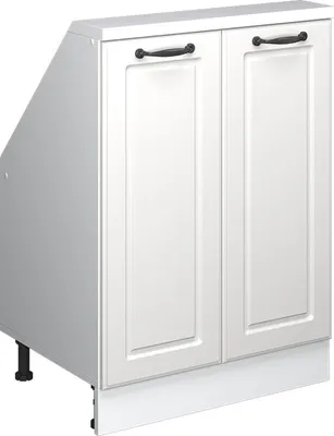 Produktbild von Dachschrägenschrank Vicco Rion Weiß Landhaus mit 2 Türen, Model 56142