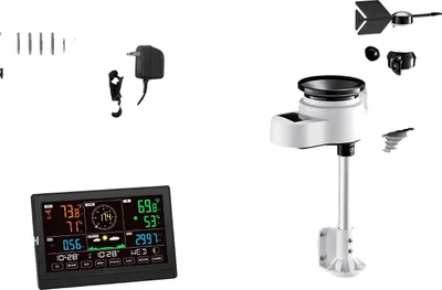Obrázek produktu pro Meteostanice, monitorování 5 v 1, chytré dálkové ovládání, Wi-Fi YT60308