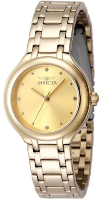 Immagine prodotto di Invicta Wildflower 48227 Orologio da donna - Movimento al quarzo - Acciaio inossidabile con quadrante oro - 32 mm