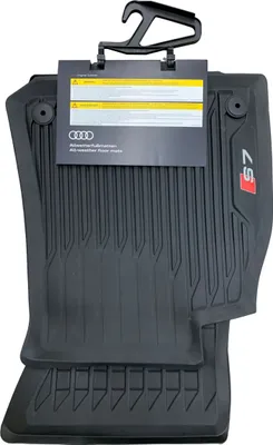 Zdjęcie produktu dla Oryginalne gumowe dywaniki podłogowe S7 Premium SET FRONT do Audi A7 i S7 4K 2017-