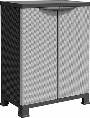 Obrázok produktu pre plastová skriňa vidaXL 68x39x92 cm Ratanový dizajn