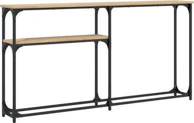 Obrázek produktu pro vidaXL Konzolový stolek Sonoma dub 145x22,5x75 cm výrobek ze dřeva