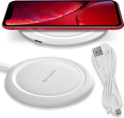 Produktbild von Schnell Ladegerät Wireless Charger für Apple iPhone SE 2022 2020 Ladestation