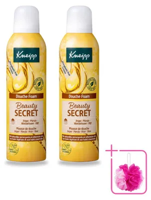 Imagen del producto de 2 unidades de espuma de ducha Kneipp "Beauty Secret" - 200 ml - Paquete económico