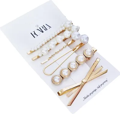 Immagine prodotto di Ecarla Set di fermagli per capelli in oro, confezione da 4 pz