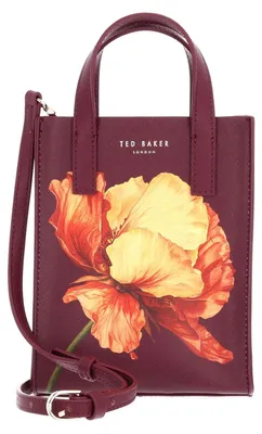 Produktbild von Ted Baker Handtasche Shilee Printed Flower Mini Icon Bag Wine mehrfarbig