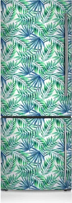 Produktbild von Aufkleber Kühlschrankmagnete Dekoration Kühlschrankfolie 70x190 cm - Lackierte Blätter