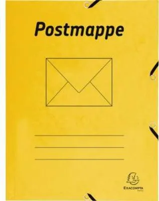 Produktbild von Exacompta Postmappe 55549B DIN A4 Karton gelb
