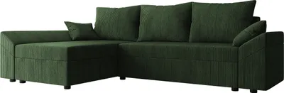 Produktbild von MIRJAN24 Ecksofa Dante L Cord, Eckcouch, Couch mit Bettkasten und Schlaffunktion, L-Form, Wohnzimmer (Farbe: Poso 14)