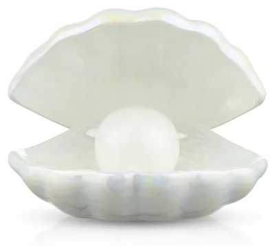Produktbild von Interlook Kabellose Designer Tischlampe Keramik LED Perlmutt
