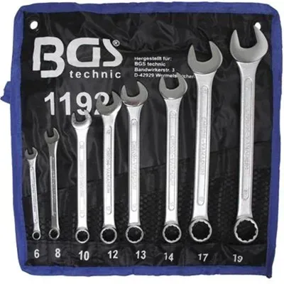Image de BGS 1192 Jeu de clés à fourche, 6-19 mm, 8 pcs.