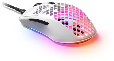 Zdjęcie produktu dla Steelseries Aerox 3, Po prawej stronie, Optyczny, USB Type-C, 8500 DPI, 1 ms, Biały