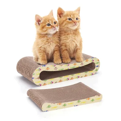 Kratzbaum 2-in-1 mit Sisaloberfläche für Katzen
