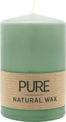 Produktbild von Elegante Stumpenkerze aus hochwertigem Naturwachs für einzigartige Dekoideen