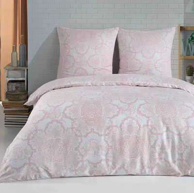 Produktbild von Bettwäsche Bettbezug 200x220 cm, Kopfkissenbezug 80x80 cm 3 teilig Deckenbezug Set aus 100% Baumwolle Renforce mit Reissverschluss - Buymax®