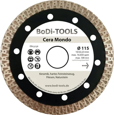 Produktbild von 2x Diamant-Trennscheibe FTR - Ø 115 mm / 22,23 mm Bohrung