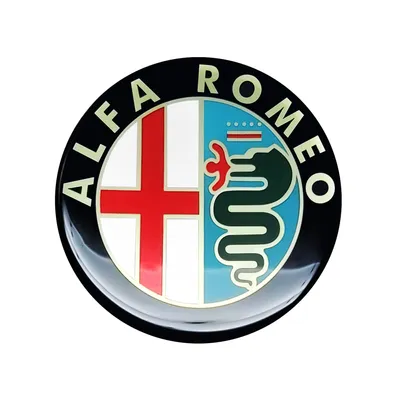 Obrázok produktu pre Nálepka Alfa Romeo 3D oficiálne logo Staré 48 mm