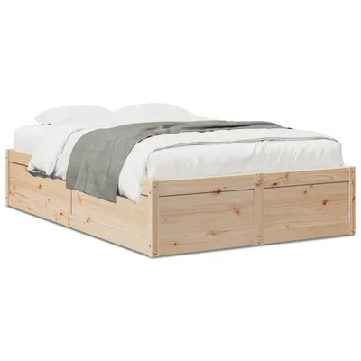 Obrázek produktu pro vidaXL Postel z masivu bez matrace 135x190 cm borovice