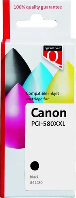 Produktbild von Quantore – Tintenpatronen-Alternative für PGI-580XXL Pigmentschwarz