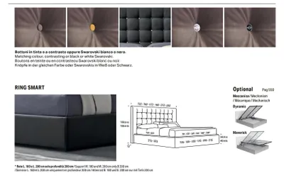 Produktbild von Chesterfield Luxus Betten Schlaf Zimmer Textil Bett Polster Design Doppel Hotel