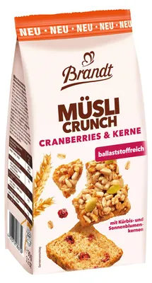 Produktbild von Brandt Müsli Crunch Cranberries & Kerne 90g