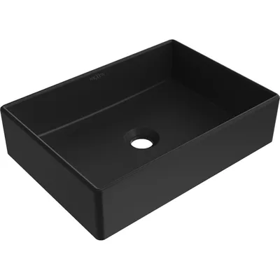 Zdjęcie produktu dla Mexen Goya umywalka nablatowa 45 x 32 cm, czarna mat - 22184585
