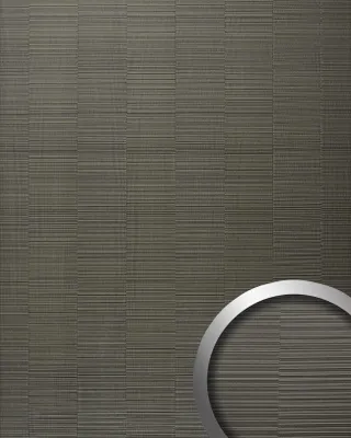 Productafbeelding van WallFace 24960 NOTCH Smoke PF Wandbekleding uni halfglanz grijs 2,6 m2
