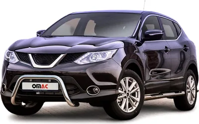Image de Pare-Buffle Avant Pour Nissan Qashqai 2013-2017 en Acier Inoxy Argent