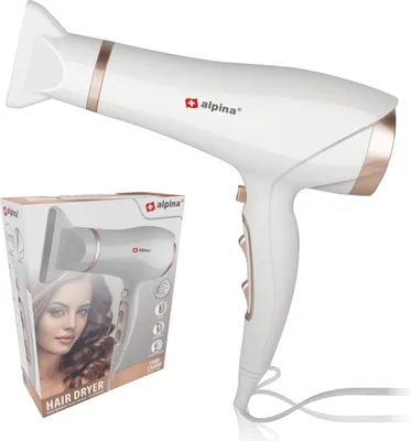 Obrázek produktu pro alpina Fohn - Fén - 2300W - Coolshot - Wit/ Rosé