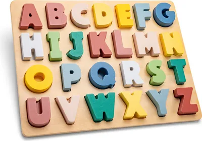 Produktbild von New Classic Toys Houten alfabet puzzel - Letters A t/m Z