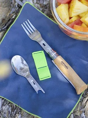 Produktbild von Opinel Picnic Plus 3-teilig, Löffel/Gabel 002501