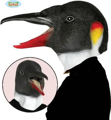 Produktbild von Pinguin Latex Maske Halloween