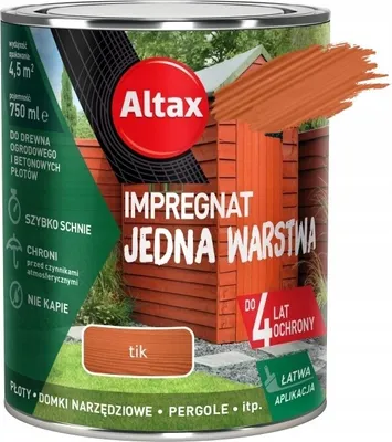Obrázek produktu pro Jednovrstvá hydroizolace na dřevo a beton tik 0,75l