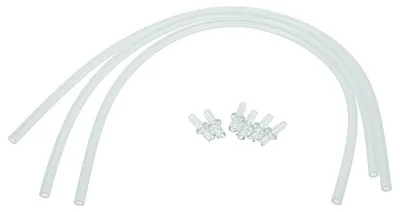 Produktbild von vhbw 3x Milchschlauch-Set kompatibel mit Jura Z6, Z8, Z9, Z5, Z7, Z10, X5, WE8 Kaffeemaschinen - 6x Anschlussadapter, 3x Milchschlauch
