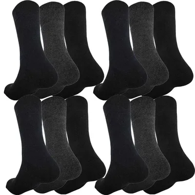Produktbild von 12 Paar Herren Wintersocken Innenfrottee Socken 12 Paar 39-42