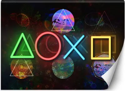 Produktbild von Vlies fototapete Spielkonsole zum Gamerraum 350x245 cm Feeby Bunt inkl. Kleber einfache Montage