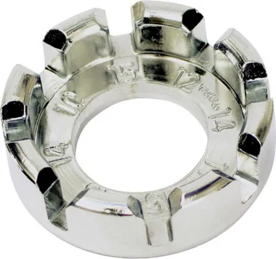 Produktbild von Longus Speichenschlüssel universal Nippelspanner von 10G bis 15G Kreisform mit 8 Einschnitten