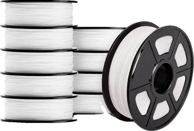 Obrázek produktu pro 3D filament SUNLU, průměr 1,75 mm, tolerance +/- 0,02 mm, PLA PLUS bílý