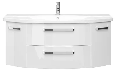 Produktbild von Pelipal Serie 4010 Waschtisch mit Unterschrank 4010.1200009 Weiß GL 120,5 cm