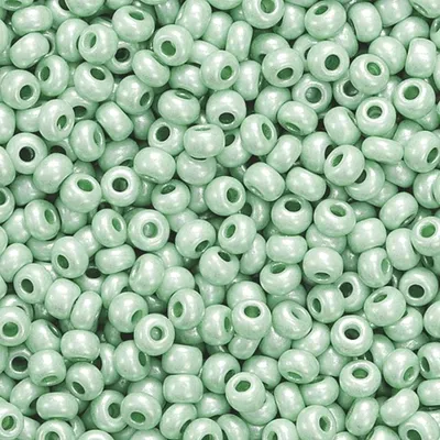 Produktbild von Rocailles 2,5 mm mintgrün VE=6x13g