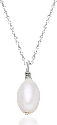 Produktbild von MATERIA by Matthias Wagner Kette mit Perlenanhänger Silber 925 CO-1