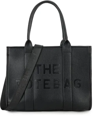 Produktbild von Giuliano, Handtasche aus Kunstleder, "Tote Bag"-Modell, Farbe: Schwarz, Damen