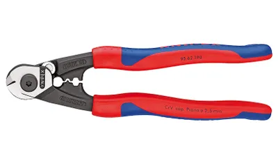 Image de KNIPEX 9562190 - Bleu/Rouge - Acier au chrome-vanadium - Noir - Bleu - Rouge - 314 g