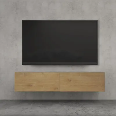 Produktbild von doporro TV Lowboard hängend Fernsehschrank Wohnzimmer | TV-Schrank hängend Fernsehtisch Hängeschrank 140cm Fernsehschrank02