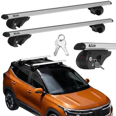 Produktbild von Dachträger für Ford Focus Mondeo Grand C-Max Ka+ Maverick Transit Courier Reling offen 120 cm Alu 90 kg mit Schloss
