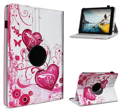 Produktbild von Tablet Hülle für Pritom M10 Tasche Schutzhülle Case 360 Grad Drehbar 10,1 CoverFarbe 360 Uni:Motiv 6